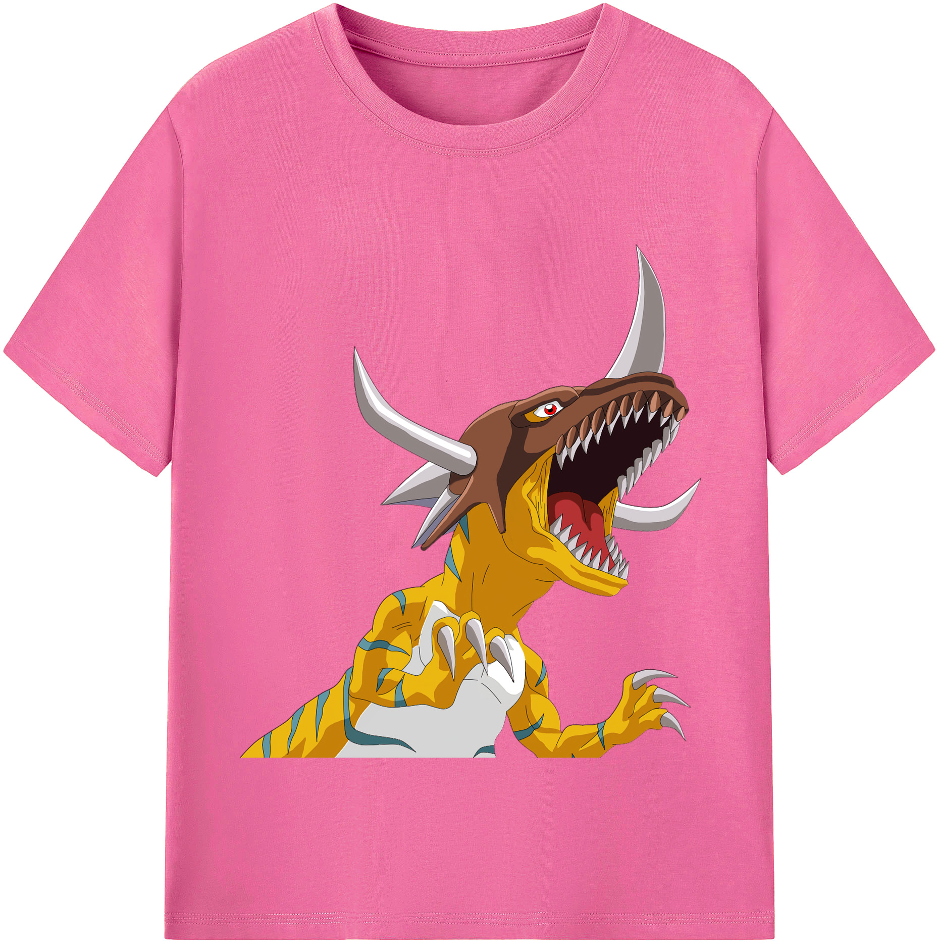 （画像用） Digimon デジタルモンスター/デジモン レディースカジュアルプリントTシャツ（綿100％）